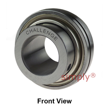 Challenge UCX12 Metric Insert with Grub Screws with 60mm Bore 120mm Outside Dia and Triple Lip Seal Ideal for Agricultural and Outdoor Use