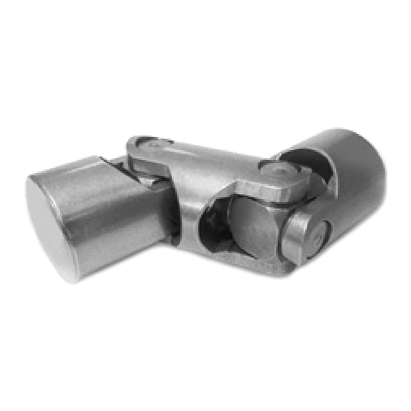 Branded UJDPL22XSOL Steel Unbored Long Universal Double Joint with Plain Bearing and Solid Ends 22x115mm