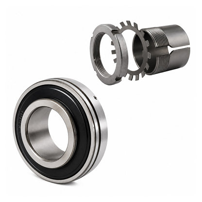 UK214/HE2314 Taper Bore Bearing Insert and Sleeve Fits 2-3/4 inch Shaft