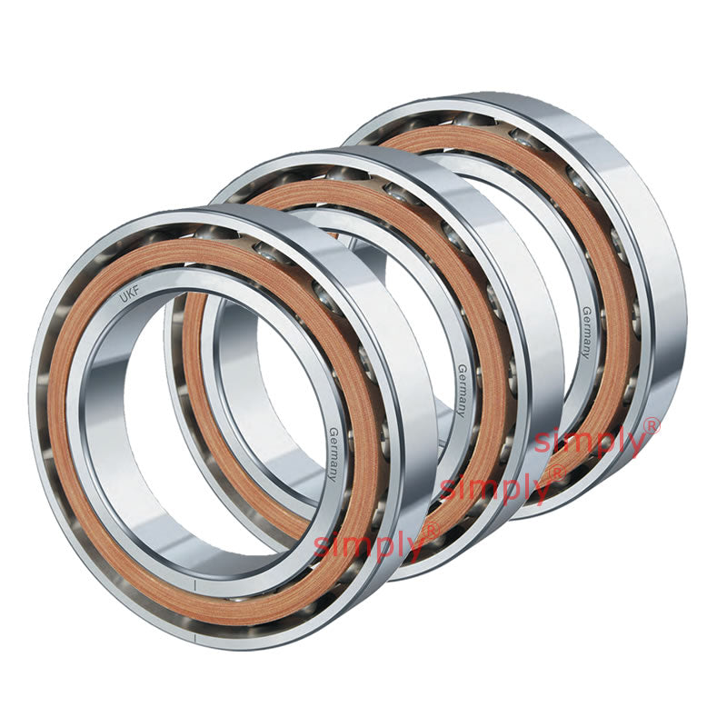 UKF 719USS55A21I1TBTM Pre-greased Super Precision Angular Contact Spindle Bearing 55x80x13mm