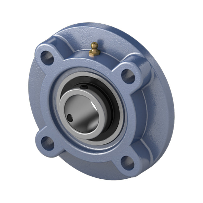 UKFC210/H2310 Metric Four Bolt Cast Iron Round Flanged Housing Insert and Adaptor Sleeve Fits 45mm Shaft