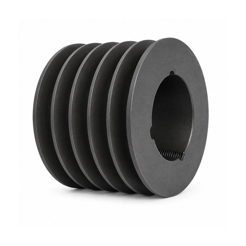PowerDrive 200X5SPZ 200mm Pitch Diameter SPZ Section Tapered Locking Bush Type Pulley with 5 Grooves (Bush not Incl.) - Allow 2-3 Days