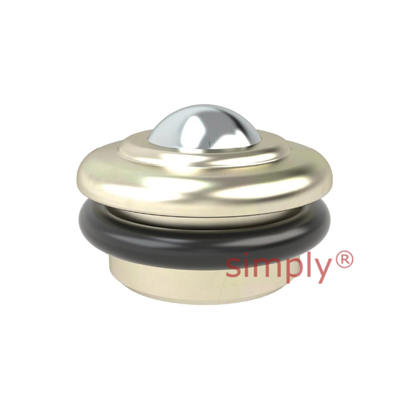 High-Performance Medium Duty Ball Transfer Unit with O-Ring with 23mm Steel Ball - Load Capacity 167kg - Allow 2-3 Days