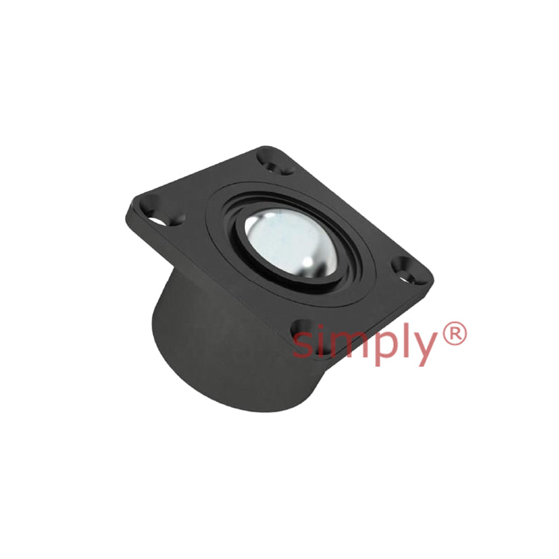 High-Performance High Capacity 4 Bolt Top Mounted Square Ball Transfer Unit with 38.1mm Steel Ball - Load Capacity 1010kg - Allow 2-3 Days