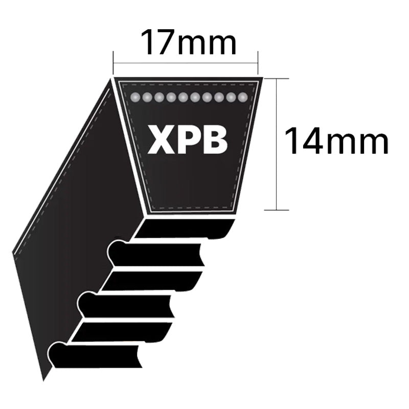 XPB2240 Gates Quad Power 4 XPB-Section Cogged V-Belt (Uniset Match)