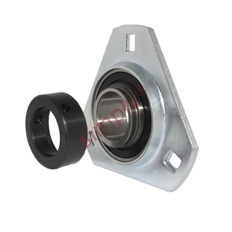SKF PFD35FM Pressed Steel Triangular Housing with Eccentric Locking Collar 35mm Insert 