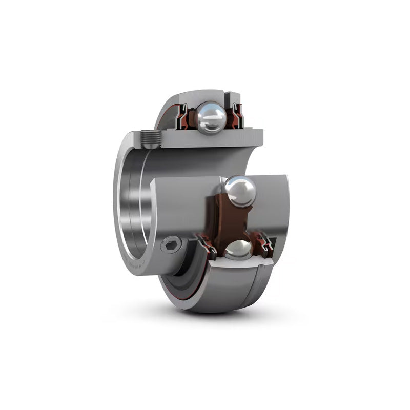 SKF YAR210-2RF Grub Screw Type Bearing Insert with 50mm Bore 90mm Outside Diameter