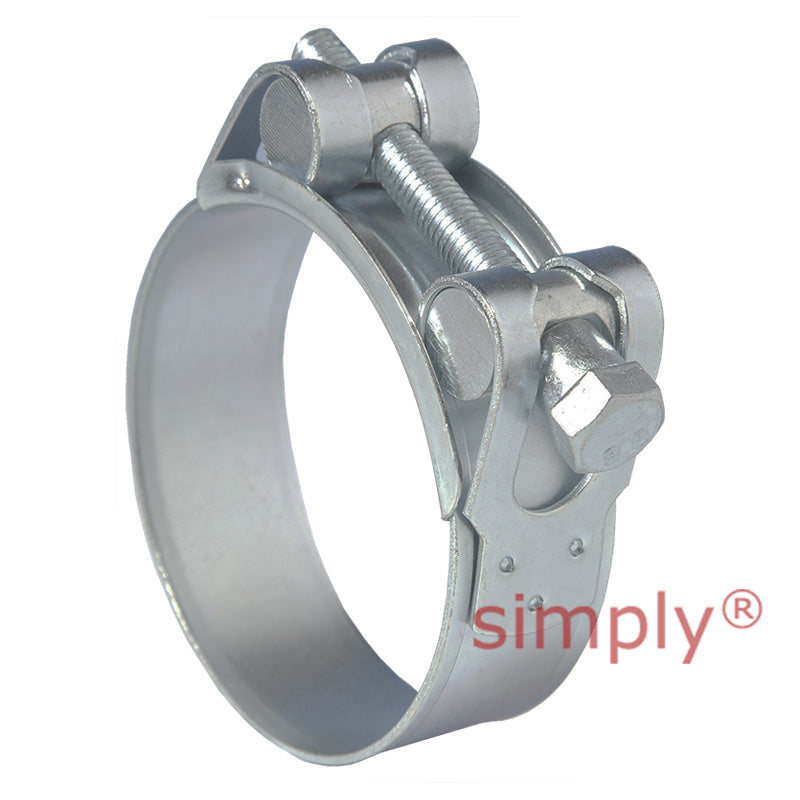 JSC063MS Zinc Plated Steel Jubilee Superclamp Clip Adjustment Range 60mm-63mm Band Width 20mm